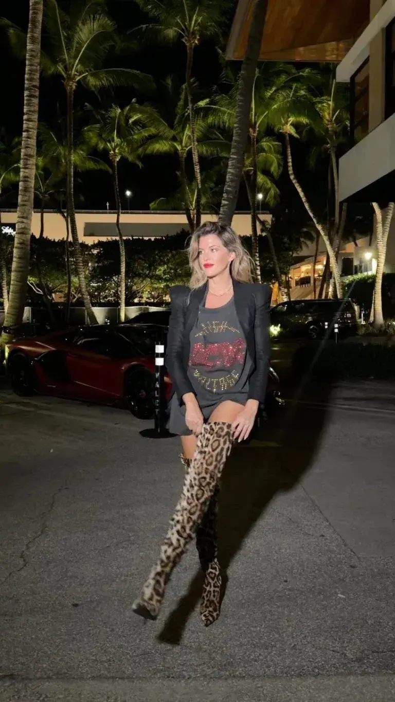 Mery del Cerro paseando por Miami.