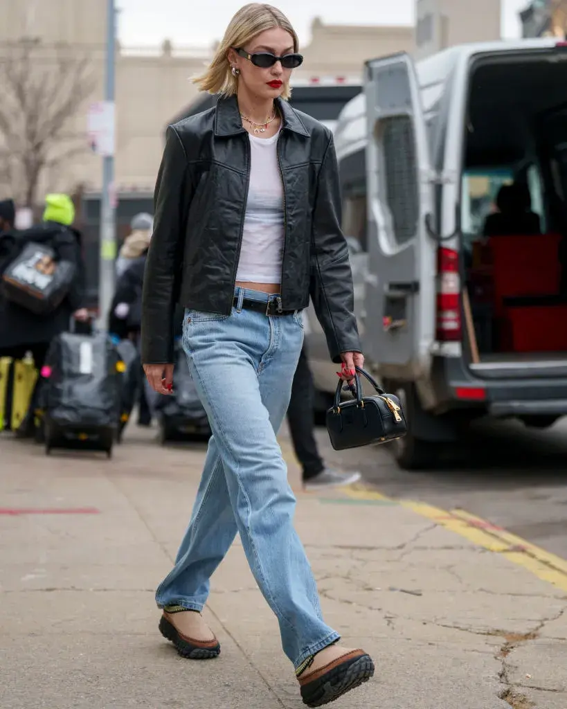 Gigi Hadid en la calle.