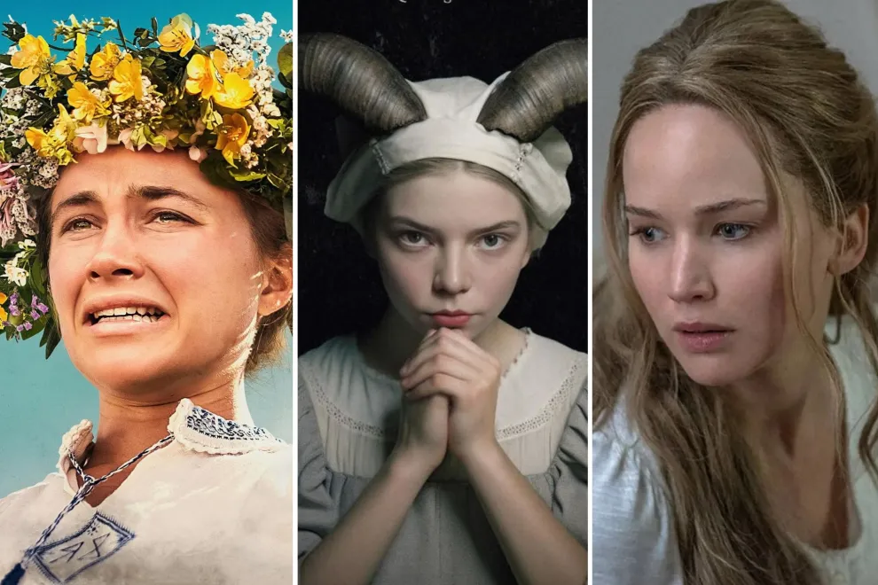 Fotos de Florence Pugh en Midsommar, Anya Taylor-Joy en La Bruja y Jennifer Lawrence en Mother!