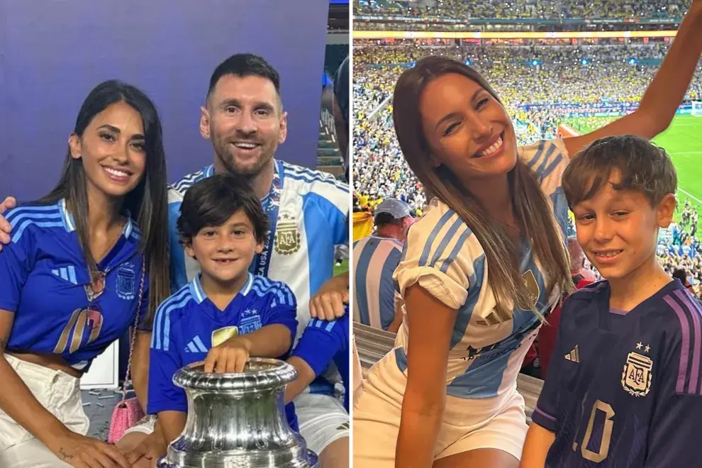 De Antonela Roccuzzo a Pampita, celebrities en la final de la Copa América.