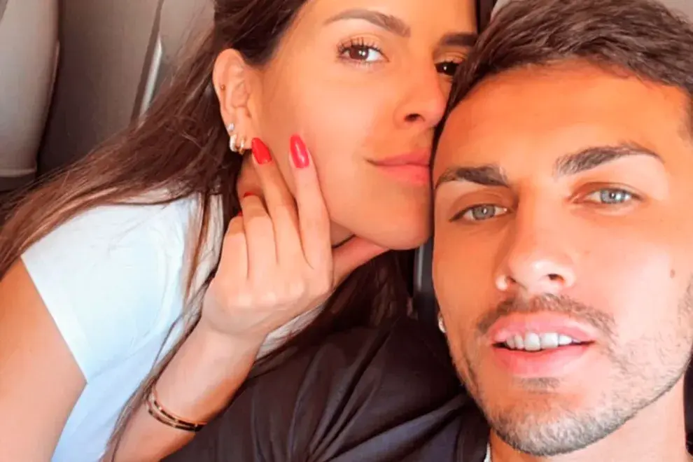 Foto de Leandro Paredes y Camila Galante en Instagram.