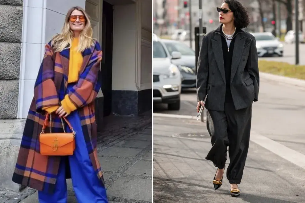 Modelos con looks de street style.