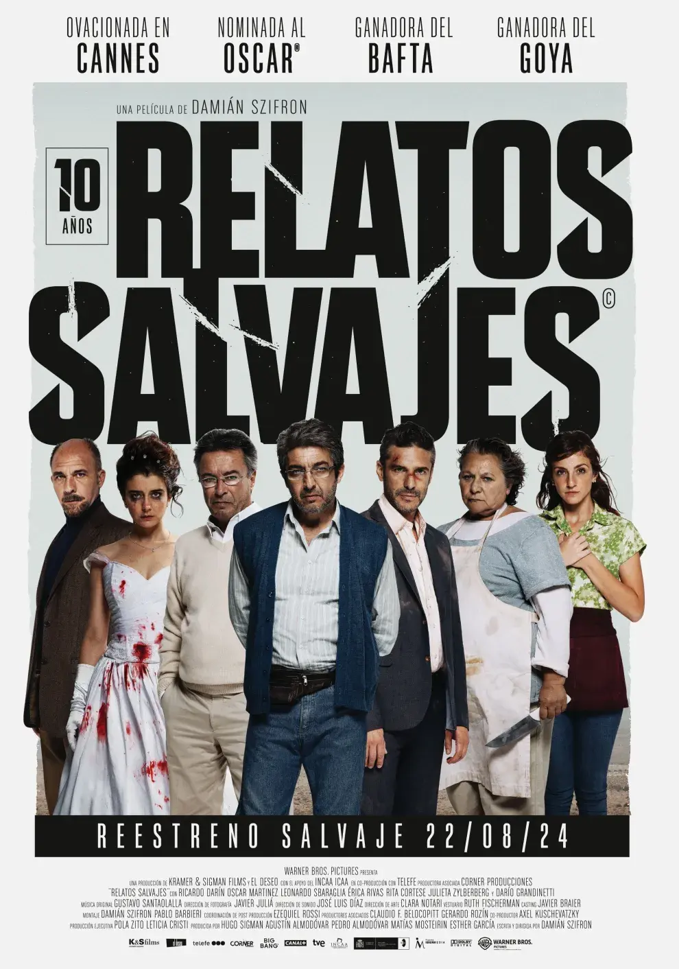 Poster del reestreno de Relatos Salvajes.