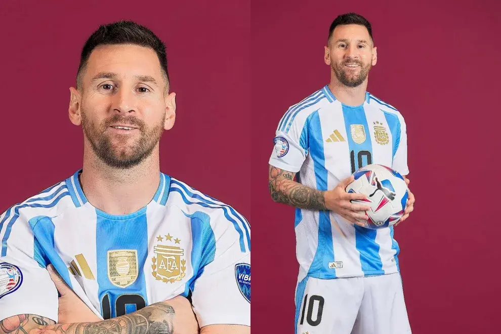 Lionel Messi otros de los que apuestan al look rasurado a los costados y más largo arriba