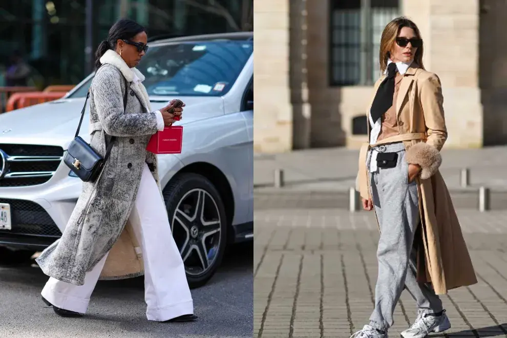 Los abrigos largos con corderito o pieles también son un item ideal para los días de invierno