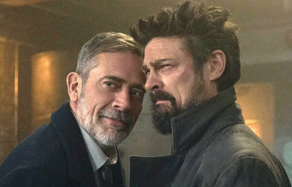 Jeffrey Dean Morgan y Karl Urban en The Boys.