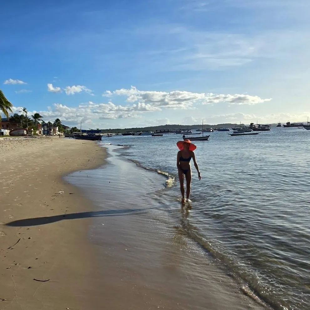 Las vacaciones de Juana Viale y Yago Lange.