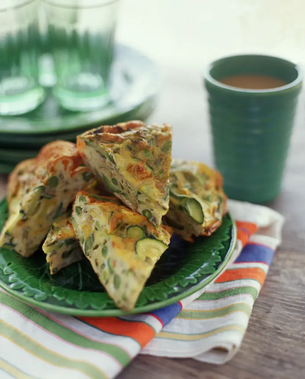 Tortilla de verduras.