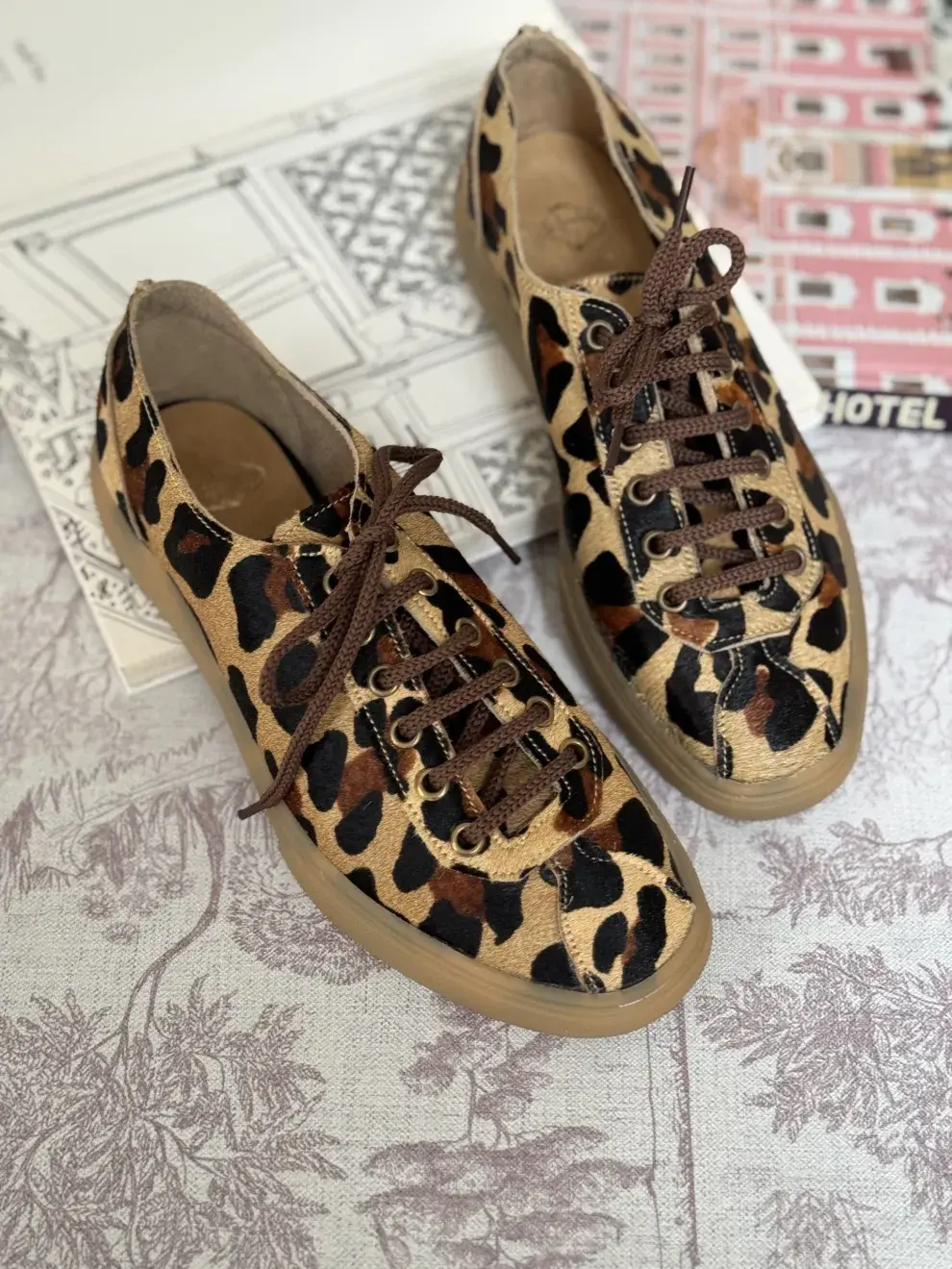 Zapatillas animal print.