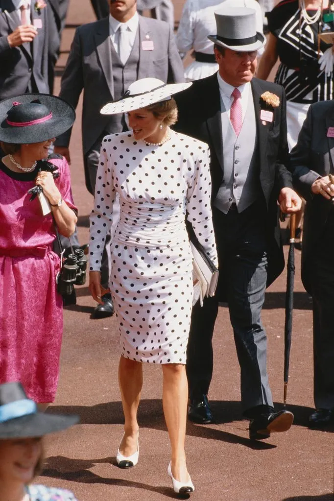 Lady Di en un evento real en 1986.