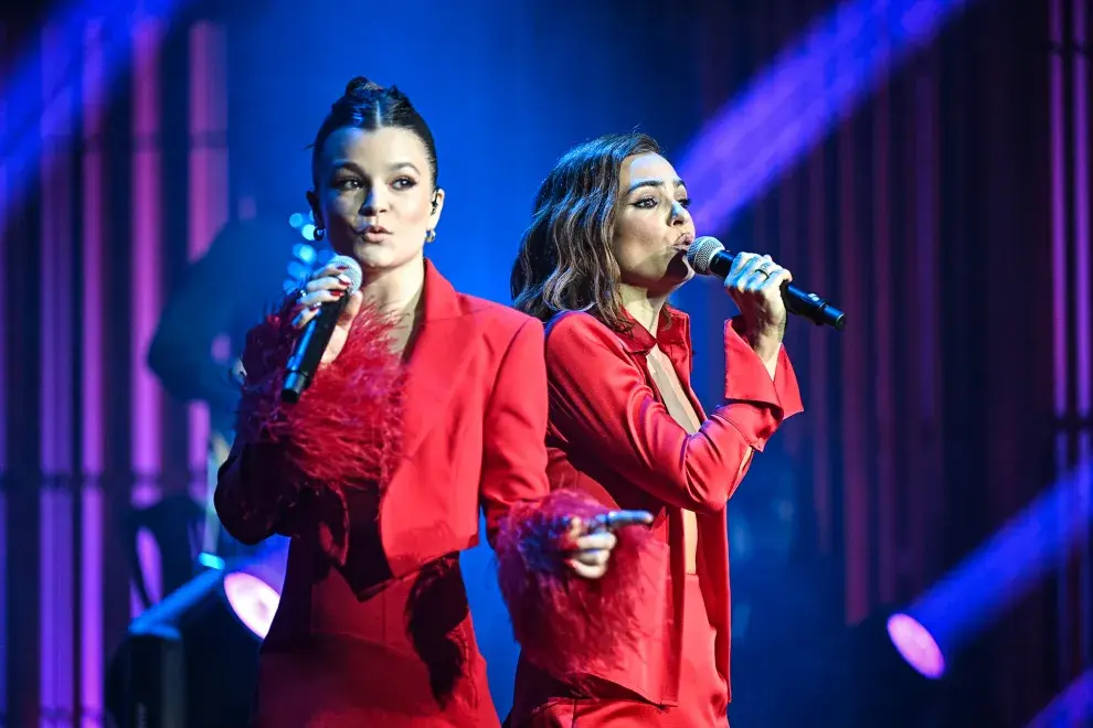 Muna Pauls y Agustina Cherri en el Cris Morena Day.