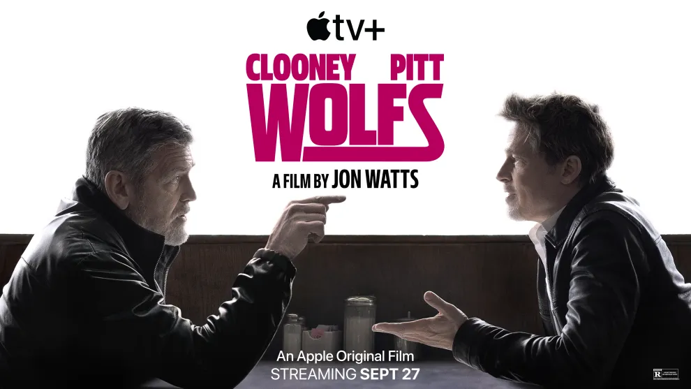 Poster de Wolfs, película con George Clooney y Brad Pitt