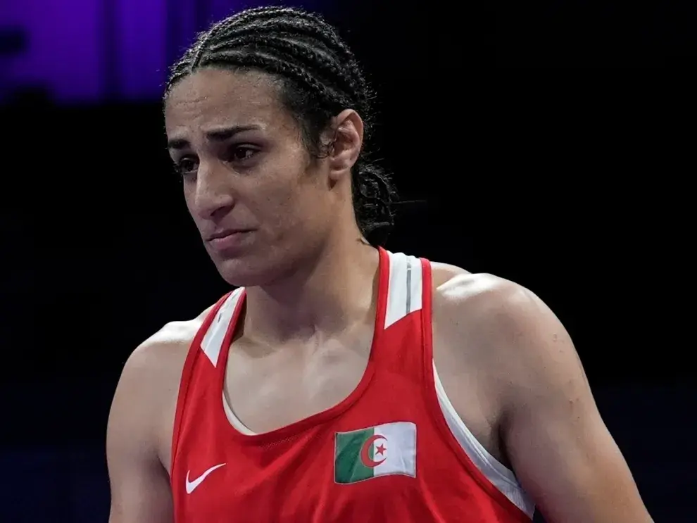  Imane Khelif, boxeadora argelina.