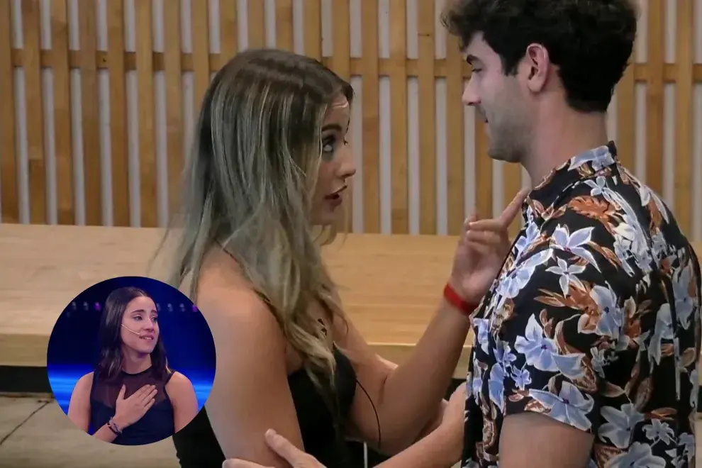 Foto montaje de Florencia, Nicolás y Lucía de Gran Hermano.