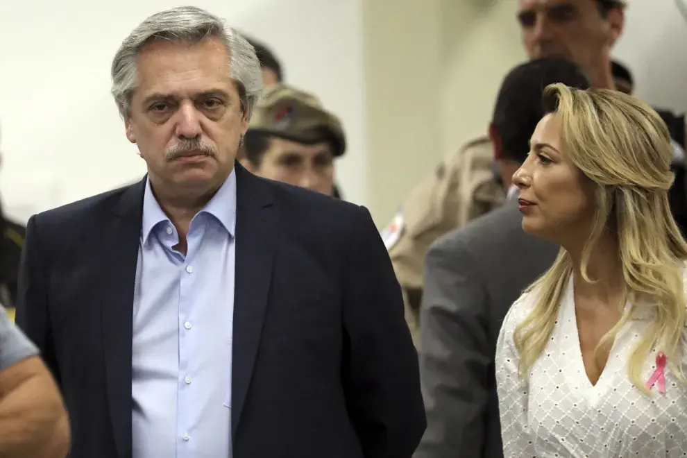 Alberto Fernández y Fabiola Yañez, en 2019.