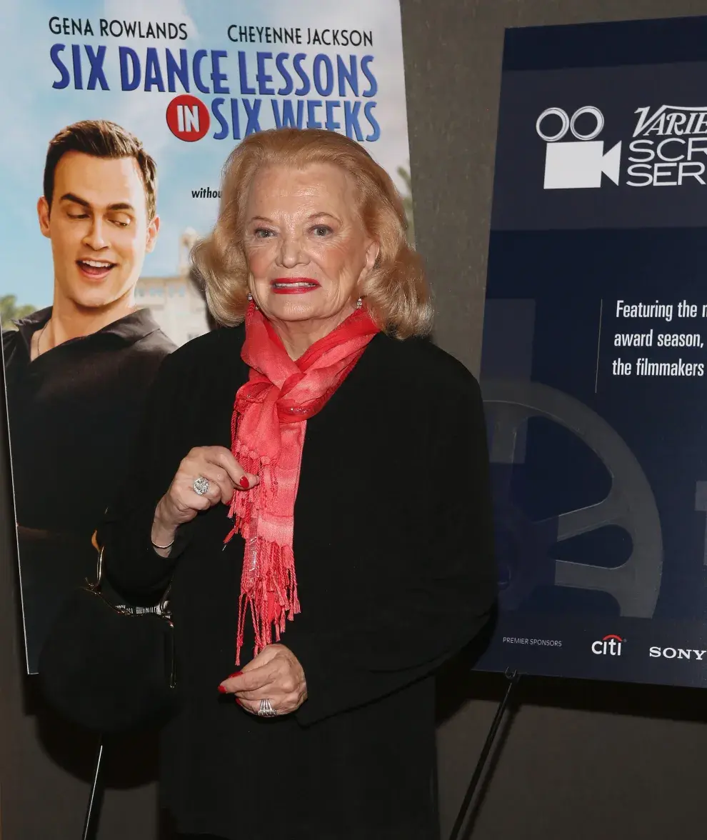 Gena Rowlands presentando Six Dance Lessons In Six Weeks en 2014