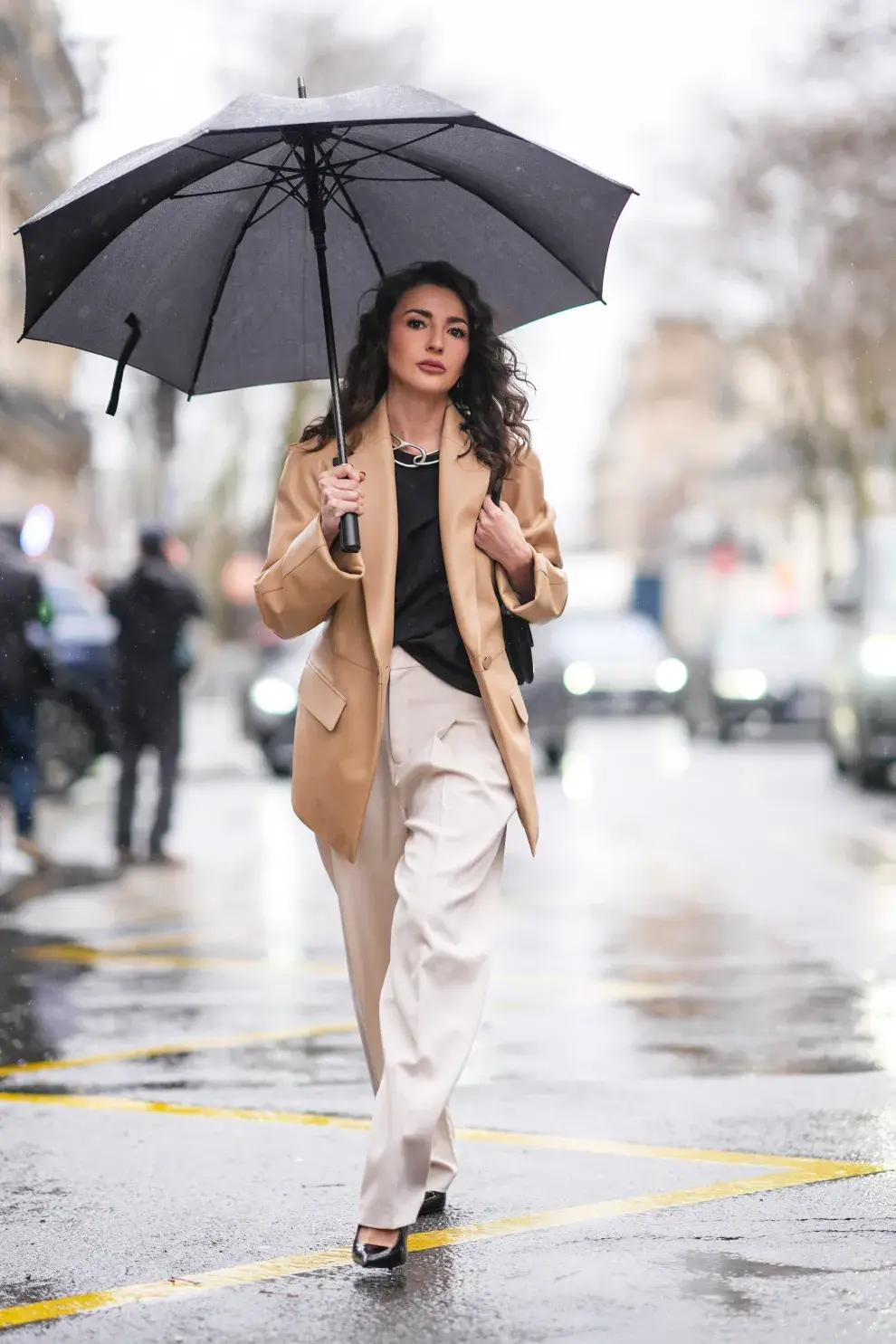 Street style para día de lluvia