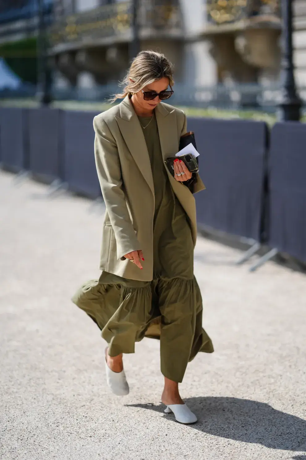 Mujer en la semana de la mode de Copenhagen.