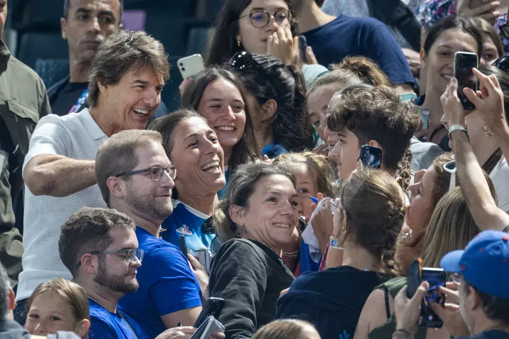 Imagen de Tom Cruise en los Juegos Olímpicos París 2024.