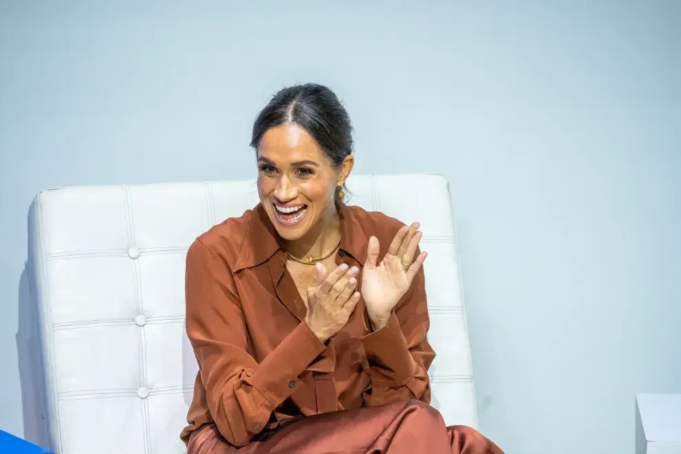 Meghan Markle en su visita a Colombia, el 15 de agosto.