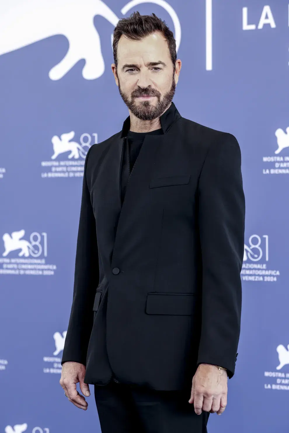 Justin Theroux en el Festival de Venecia.