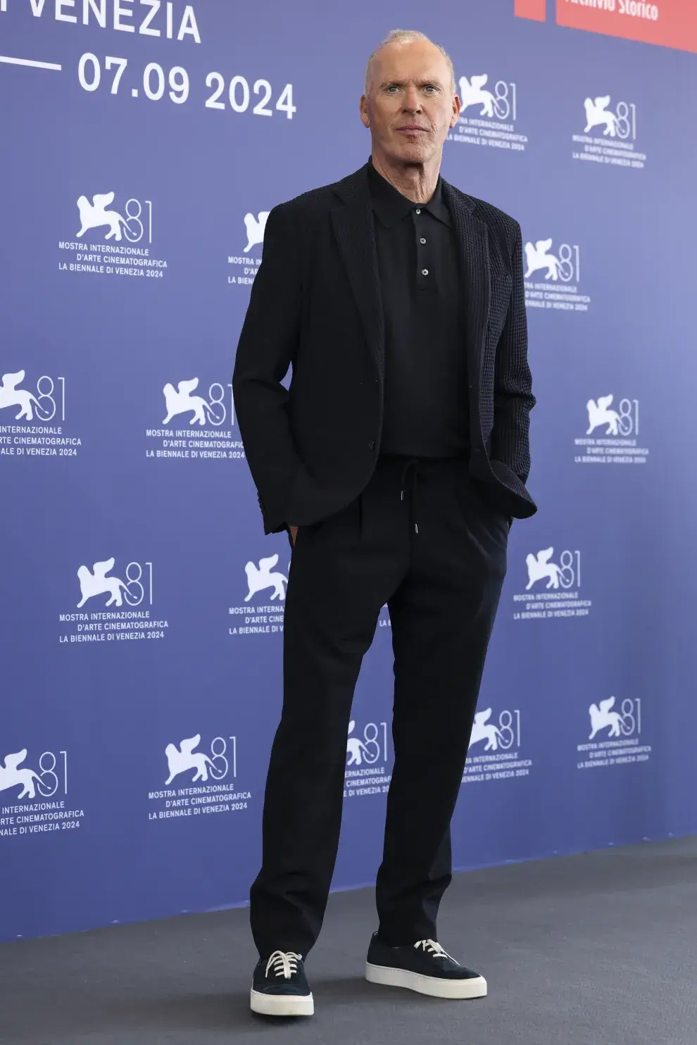 Michael Keaton en el Festival de Venecia.