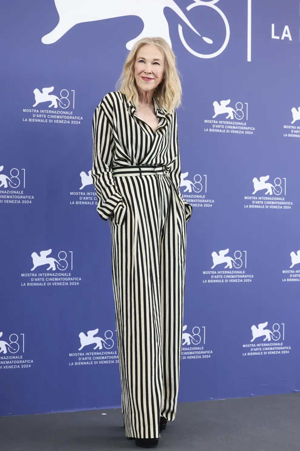 Catherine O'Hara en el Festival de Venecia.