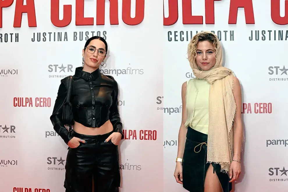 Lali Espósito y Justina Bustos presentes en la red carpet