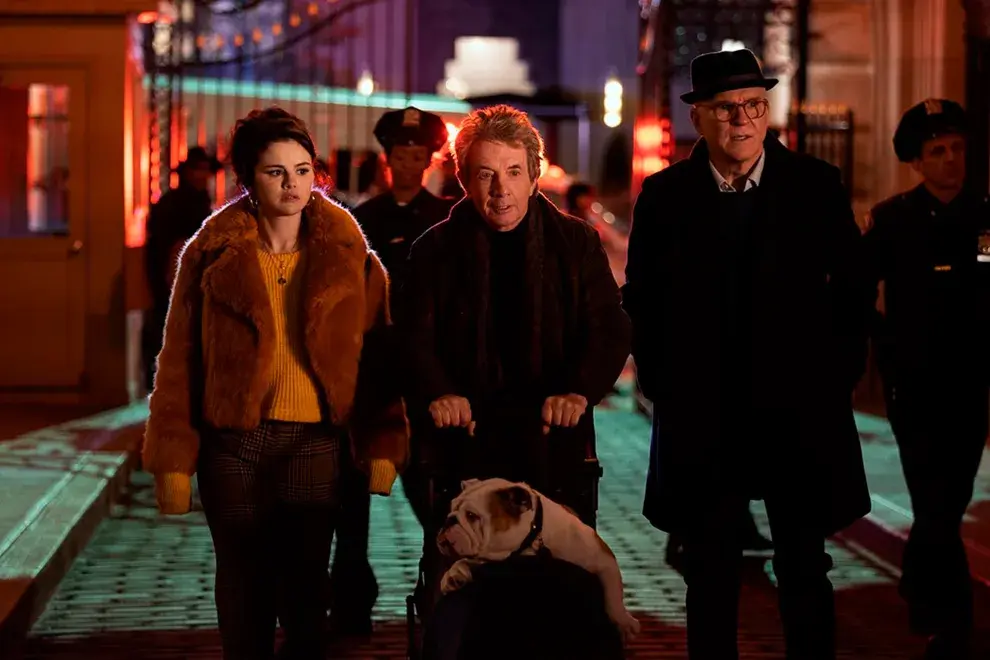 Foto de Selena Gomez, Martin Short y Steve Martin.