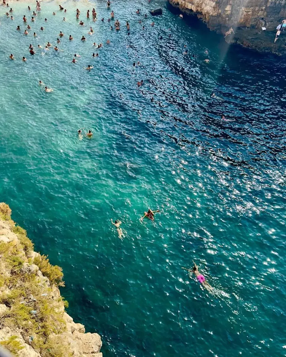 El mar de la Puglia italiana.