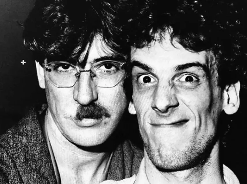 Charly García y su amigo, el gran Luis Alberto Spinetta.