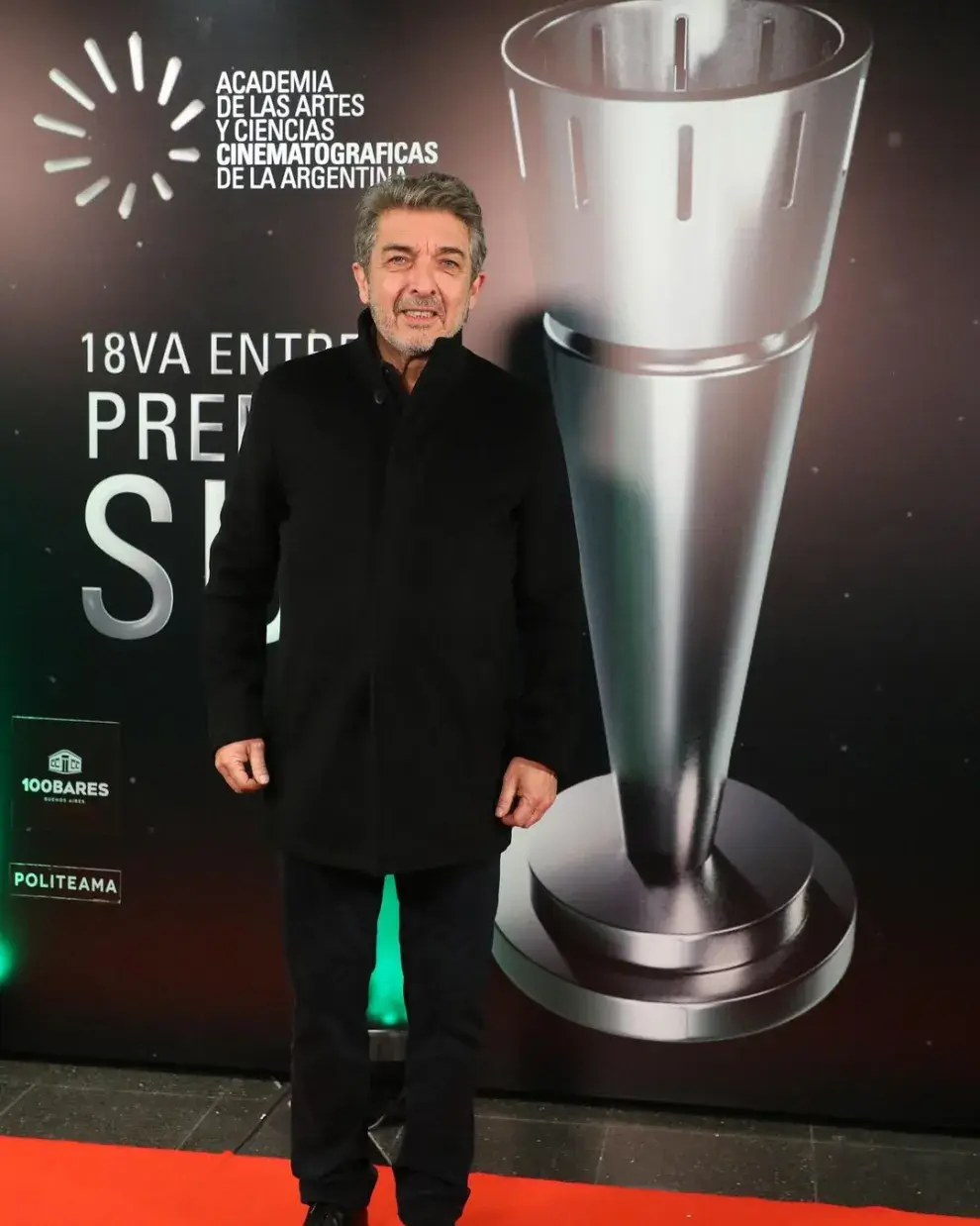 Ricardo Darín en la alfombra roja de los Premios Sur 2024.