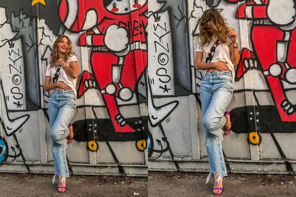 Luisana Lopilato compartió una serie de imágenes en su cuenta de Instagram y enloqueció a sus seguidores de la mano del outfit elegido