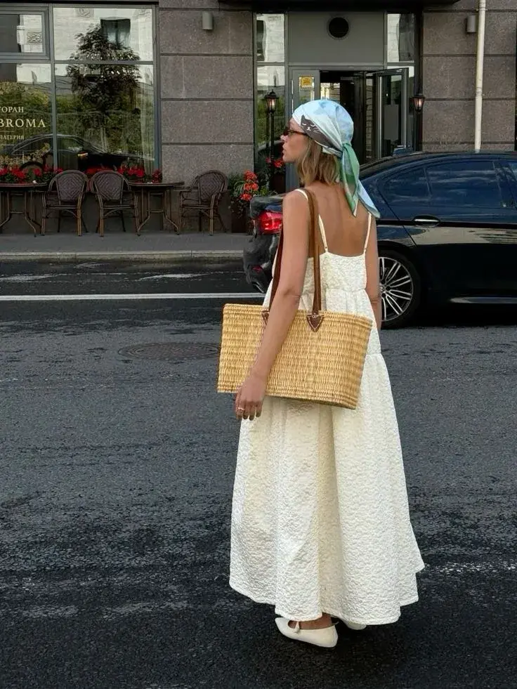 Mujer en la semana de la mode de Copenhagen.