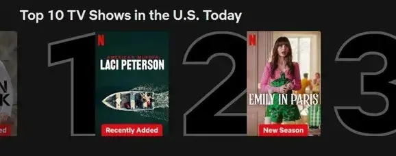 El Top 10 de Netflix liderado por la docuserie sobre Laci Peterson.