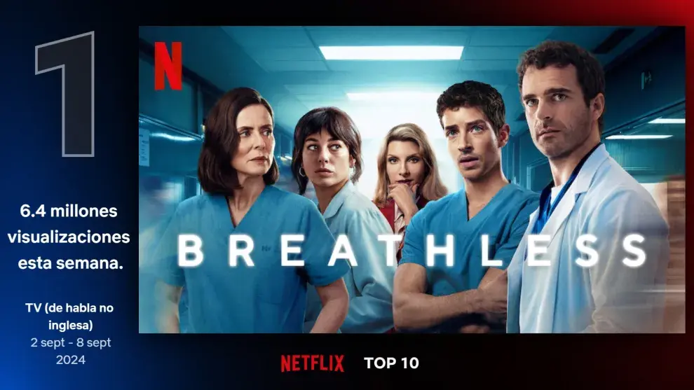 Banner de Respira en Netflix.