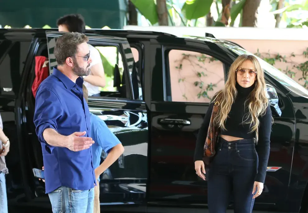 Foto de Ben Affleck y Jennifer Lopez el sabado 14 de septiembre