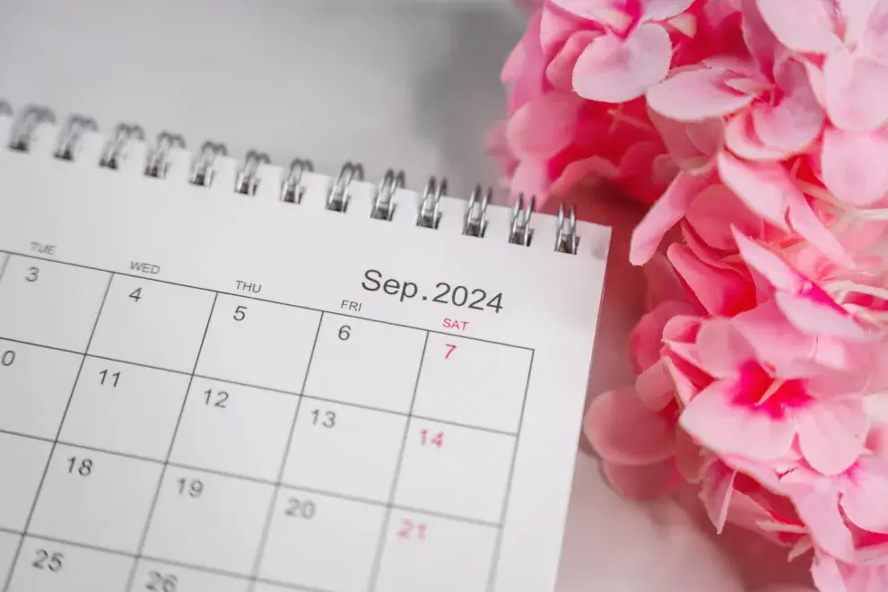 Calendario de septiembre 2024