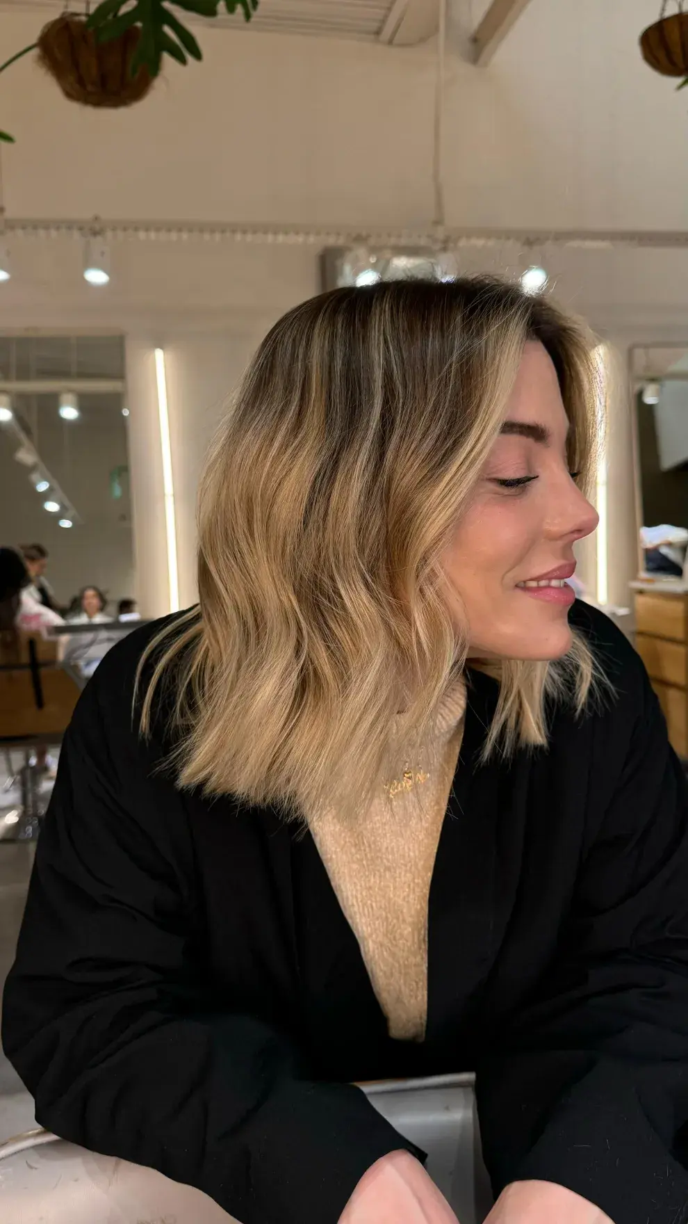 Este corte, que se caracteriza por ser hasta la clavícula y tener ángulos en capas más pronunciados