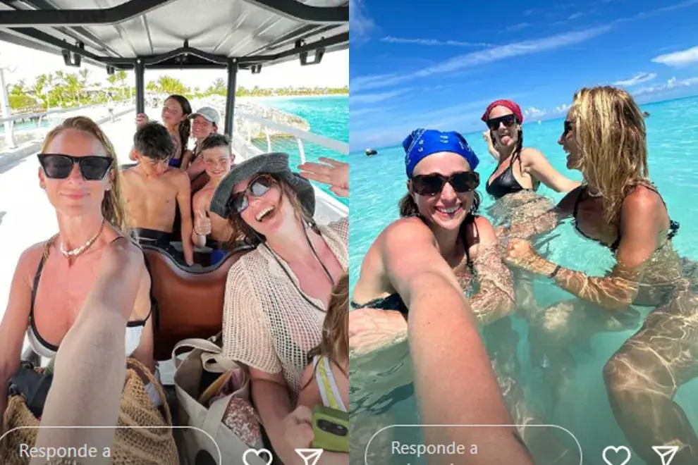 Paula Chavez, Brenda Gandini y Sabrina Rojas disfrutaron de unas vacaciones soñadas arriba de un crucero y en compañía de sus hijos