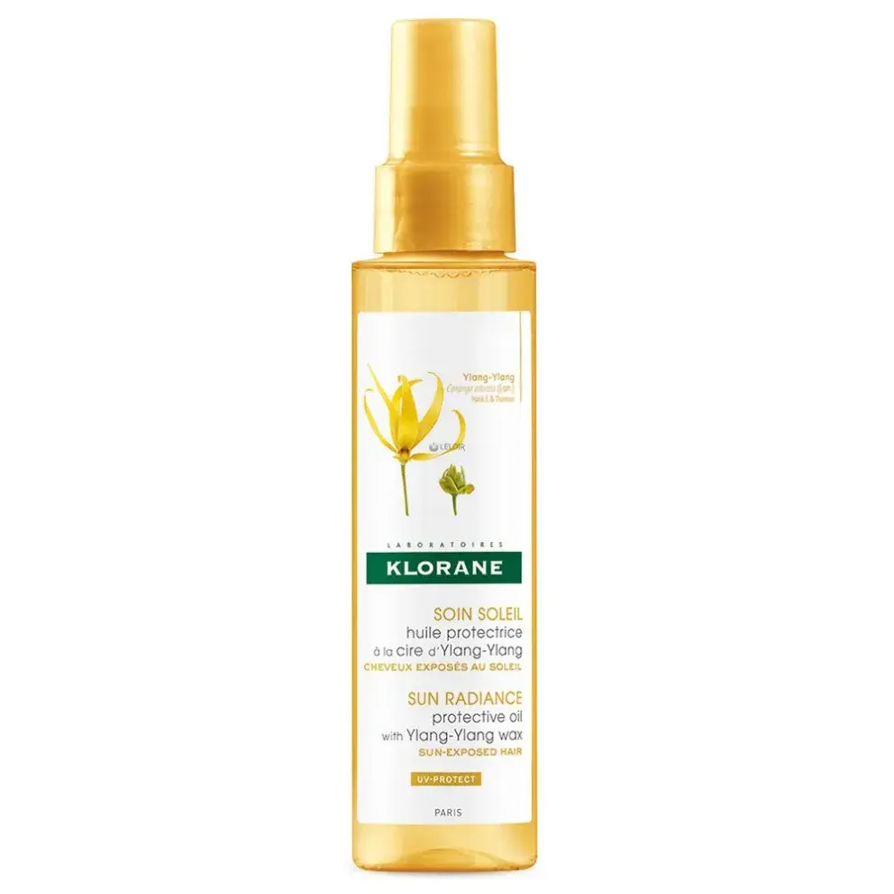  Aceite con protección solar para el cabello de Klorane