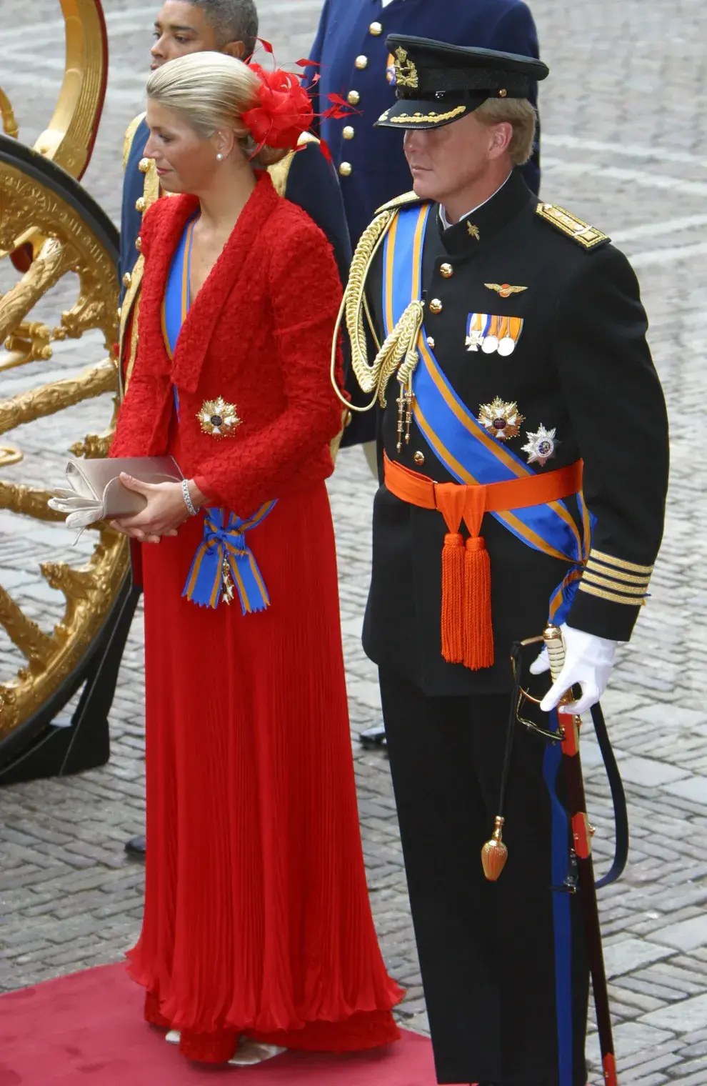 Foto de Máxima Zorreguieta en el Día del Príncipe 2002.