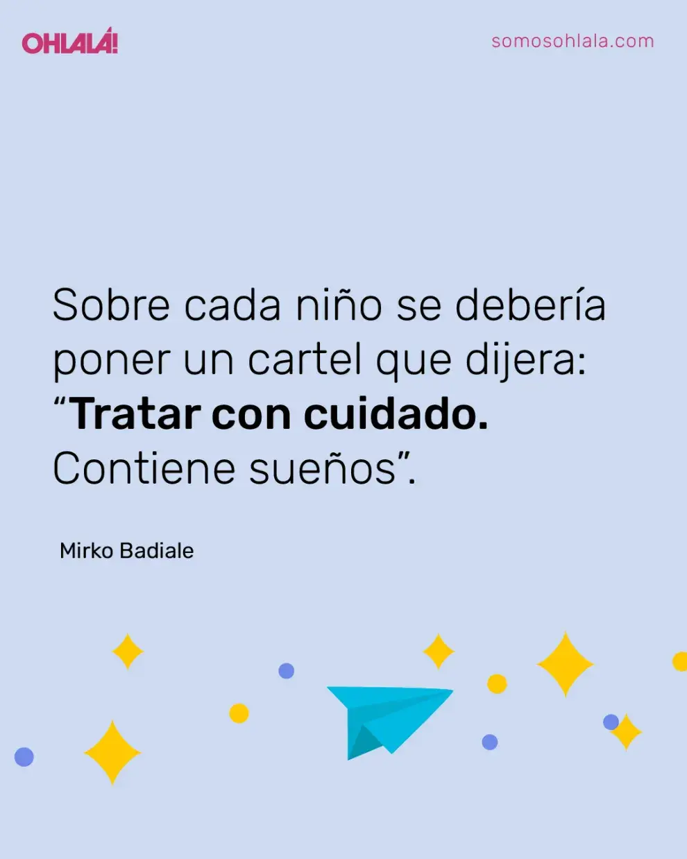 Frases para reflexionar en el Día de los Derechos de los Niños.