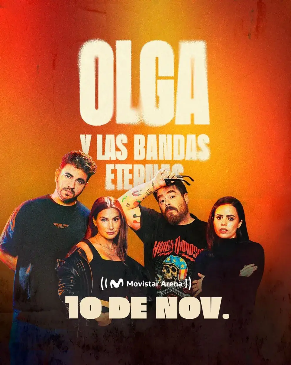 Afiche de Olga y las Bandas Eternas 2024.