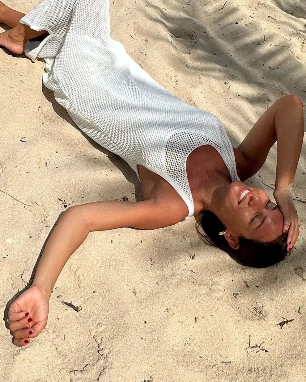 Pampita radiante en Instagram.