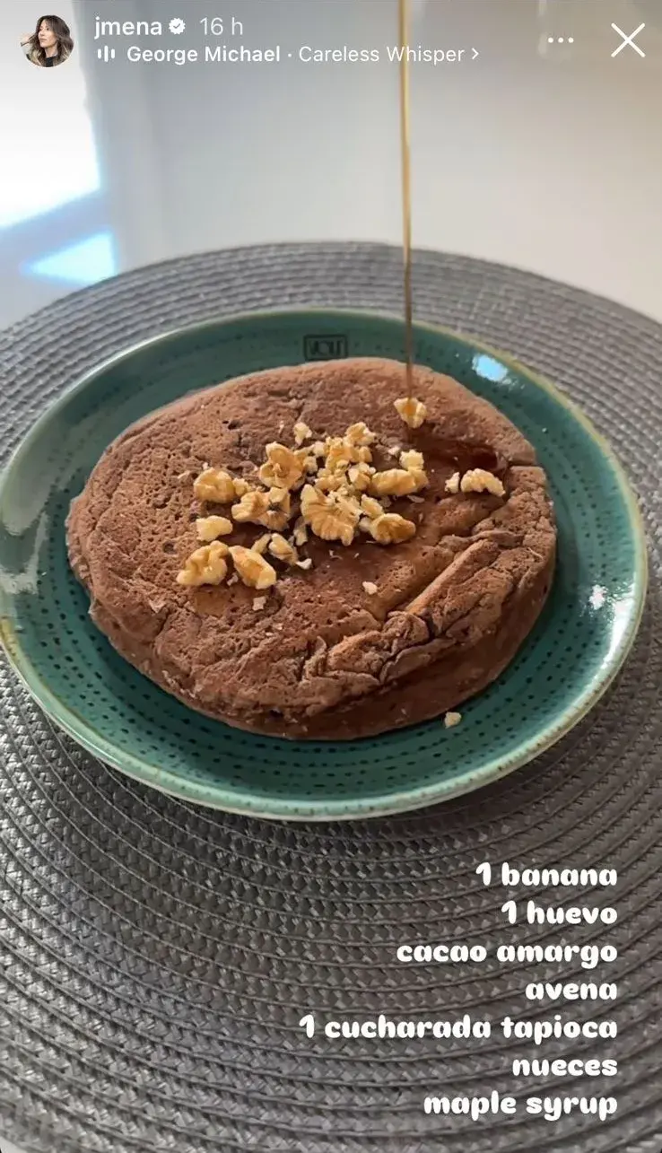 Jimena Barón compartió una receta de pancakes de banana y avena.