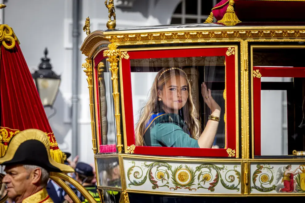 Foto de La princesa Amalia de Holanda en el Día del Príncipe 2024.