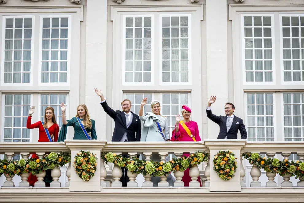 Foto de Máxima Zorreguieta y la familia real neerlandesa en el Prinsjesdag 2024.