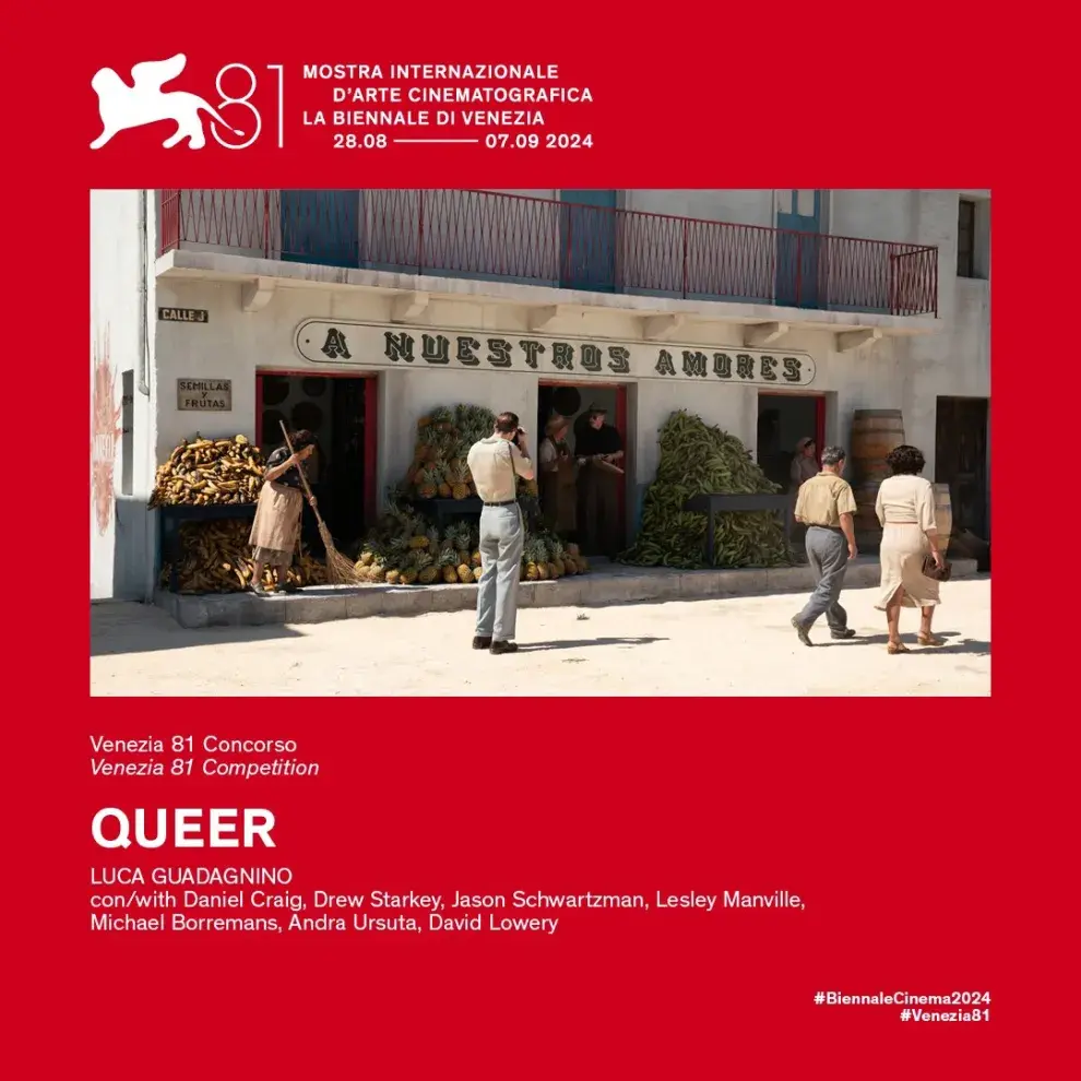 Imagen de Queer, la nueva película de Luca Guadagnino.