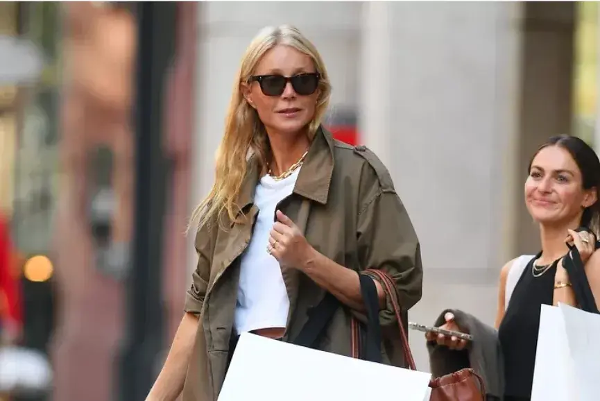 Gwyneth Paltrow en las calles de Nueva York. 